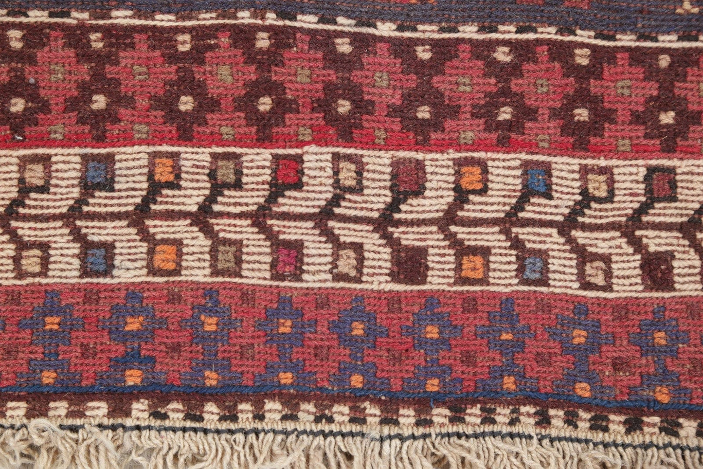 Tribal Sumak Sirjan Persian Area Rug 5x8 Vegetable Dye