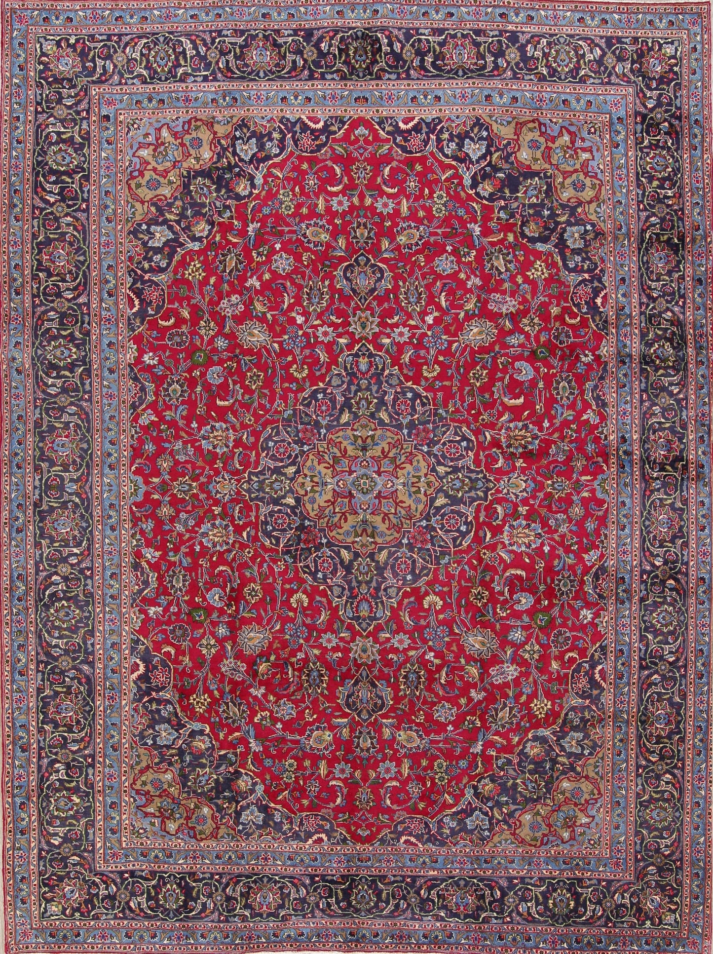 Traditional Kashmar Persian Area Rug 10x13