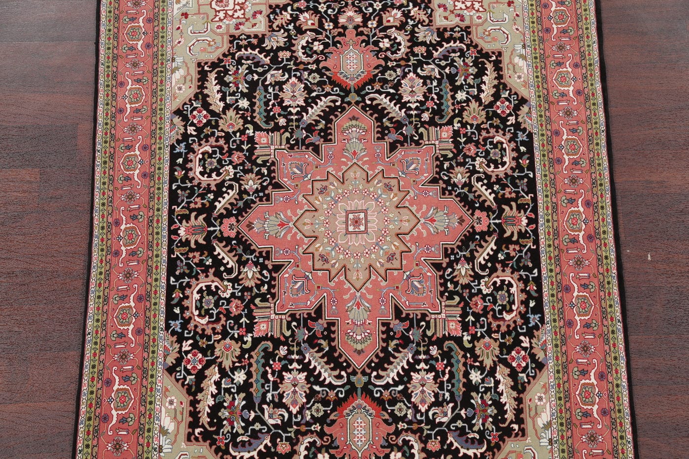 Geometric Tabriz Persian Area Rug 5x7