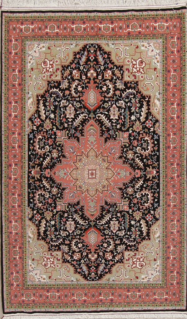 Geometric Tabriz Persian Area Rug 5x7