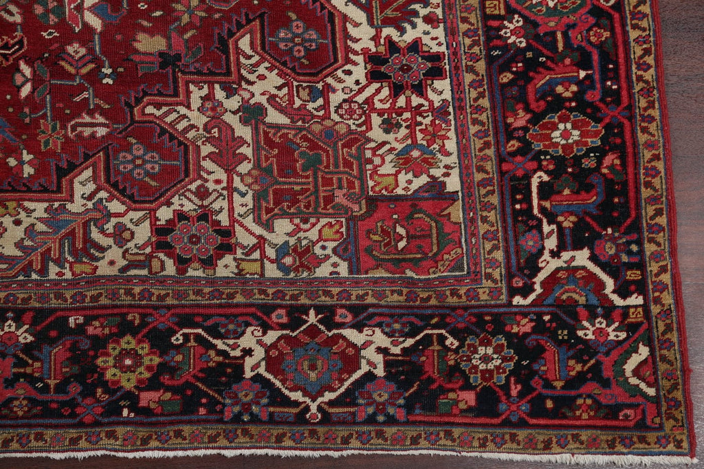 Atique Geometric Heriz Persian Area Rug 9x13