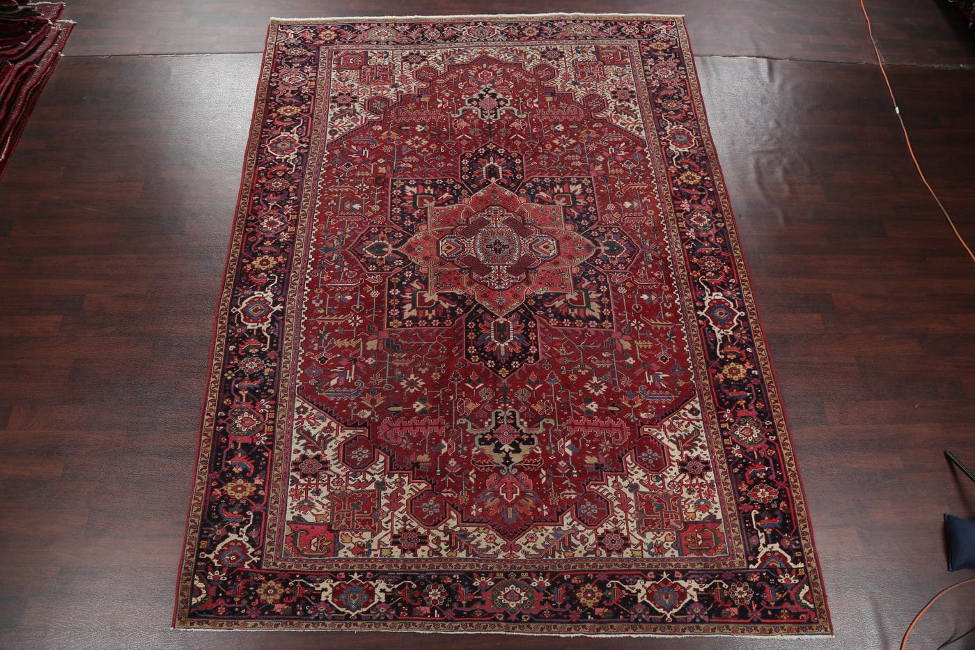 Atique Geometric Heriz Persian Area Rug 9x13