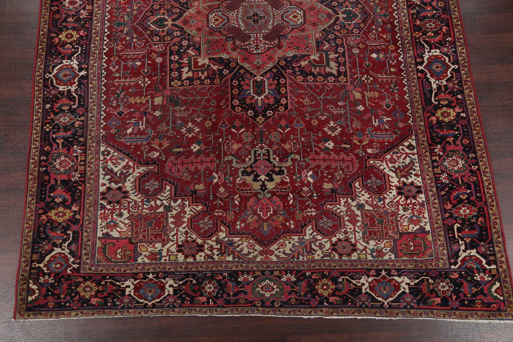 Atique Geometric Heriz Persian Area Rug 9x13