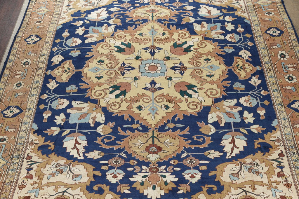 Geometric Heriz Persian Area Rug 14x15