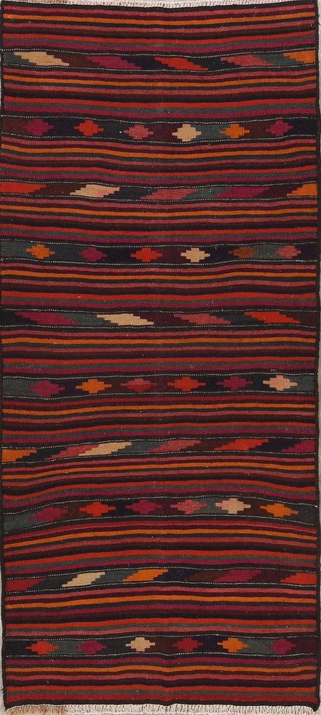 Kilim Shiraz Persian Runner Rug 4x9