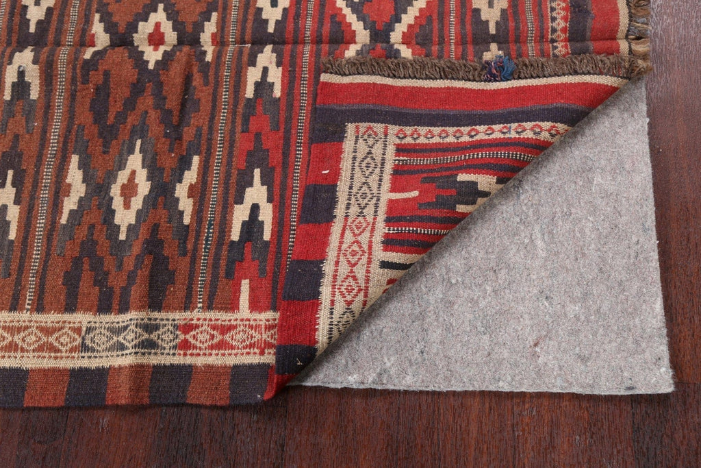 Geometric Kilim Shiraz Persian Runner Rug 3x6