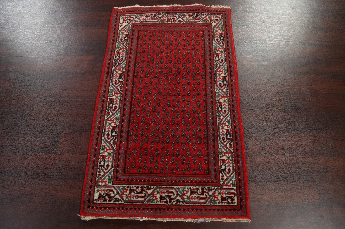 Hand-Knotted Botemir Persian Rug 3x4