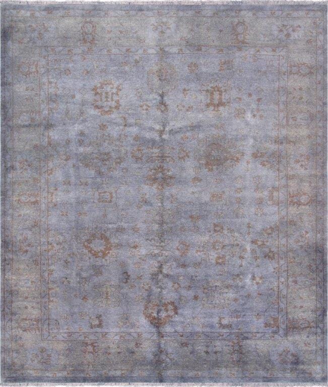 Overdye Collection Hand-Knotted Lamb's Wool Area Rug- 7' 10" X 9' 4"