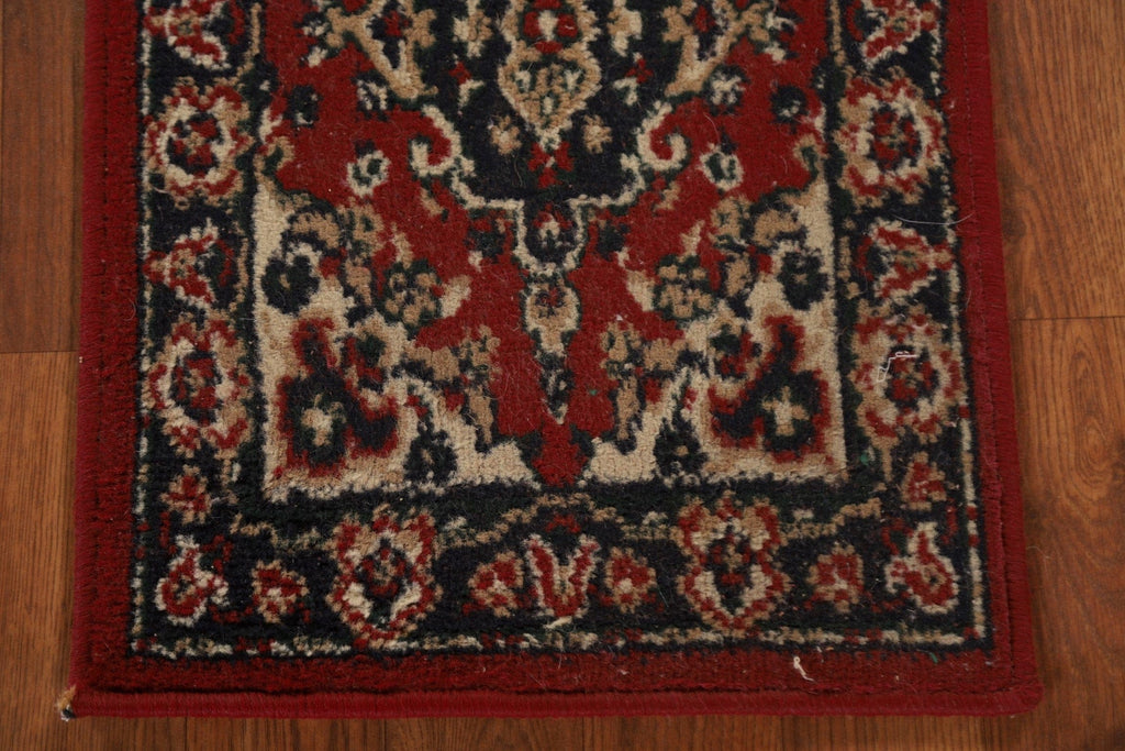 Red Hamedan Oriental Rug 1x2