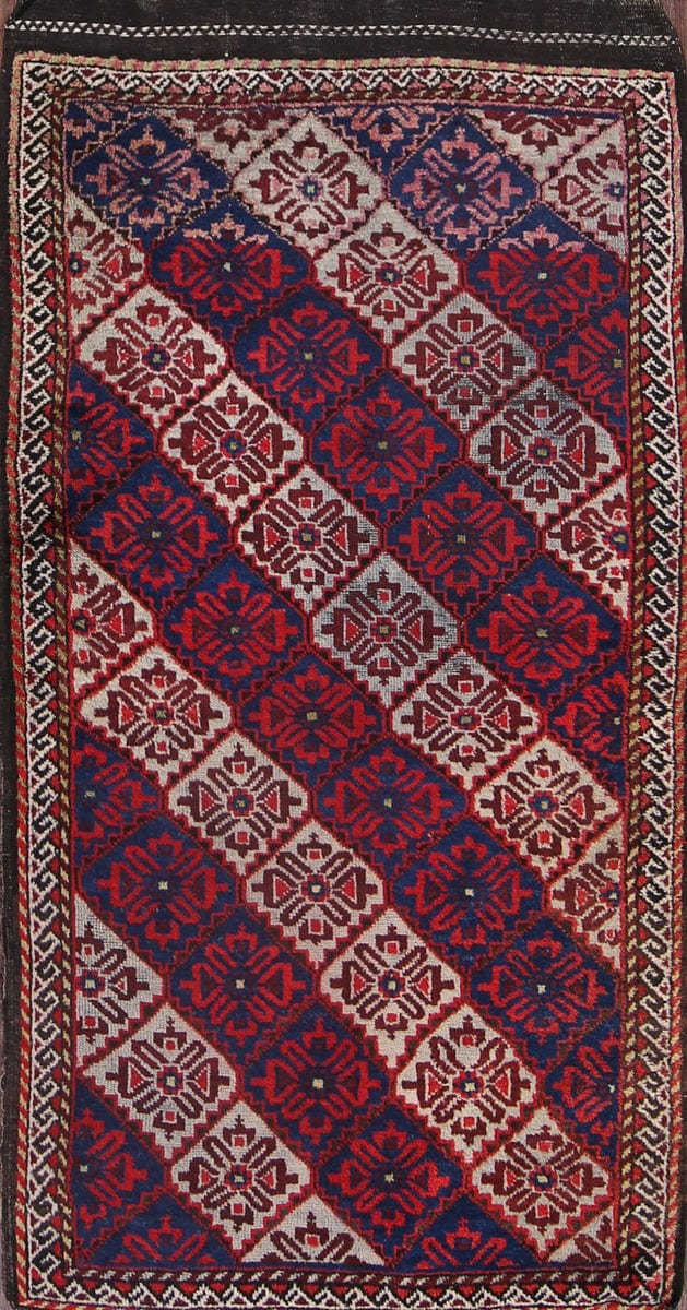 3x6 Kazak Caucasian Russian Oriental Area Rug