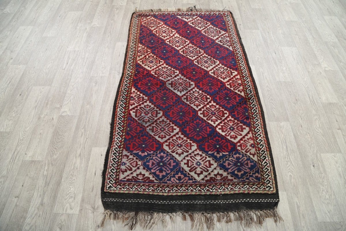 3x6 Kazak Caucasian Russian Oriental Area Rug