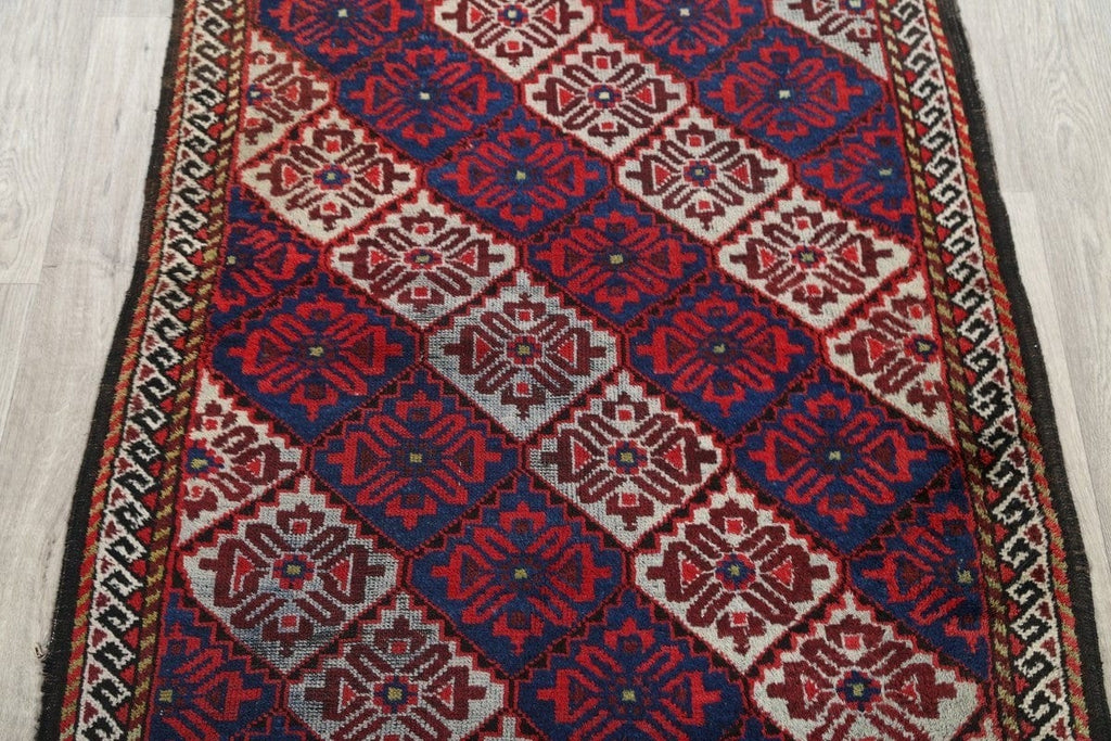 3x6 Kazak Caucasian Russian Oriental Area Rug