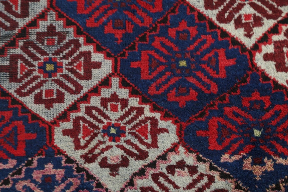 3x6 Kazak Caucasian Russian Oriental Area Rug