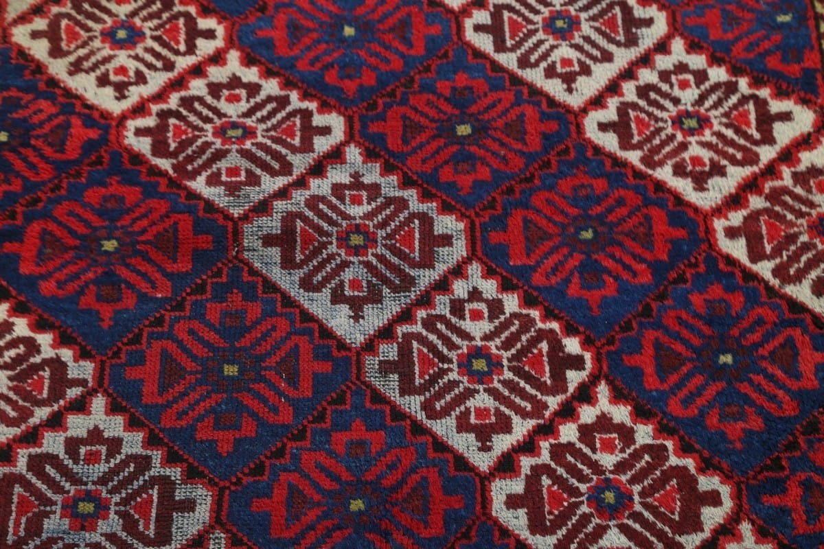 3x6 Kazak Caucasian Russian Oriental Area Rug