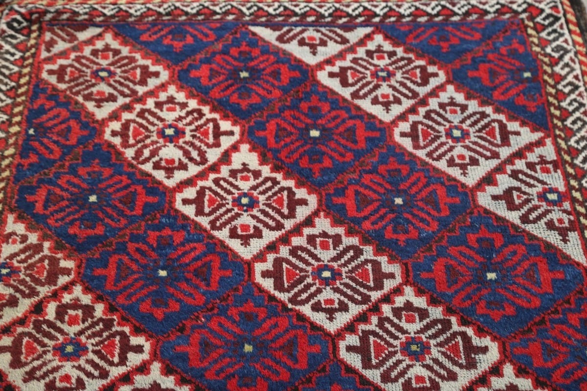 3x6 Kazak Caucasian Russian Oriental Area Rug