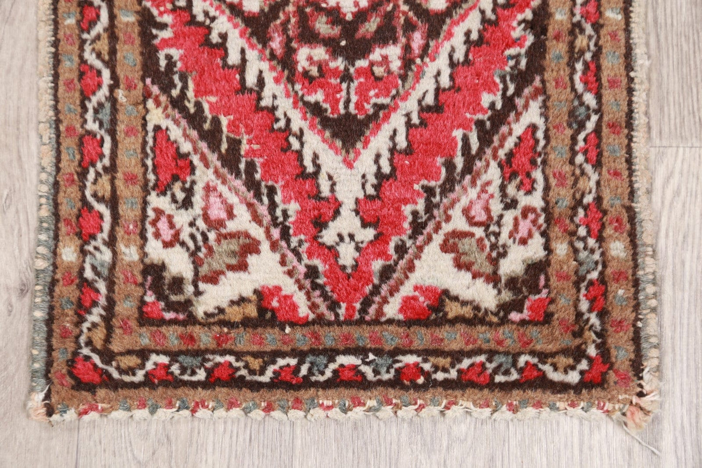 Geometric Hamedan Persian Rug 1x2