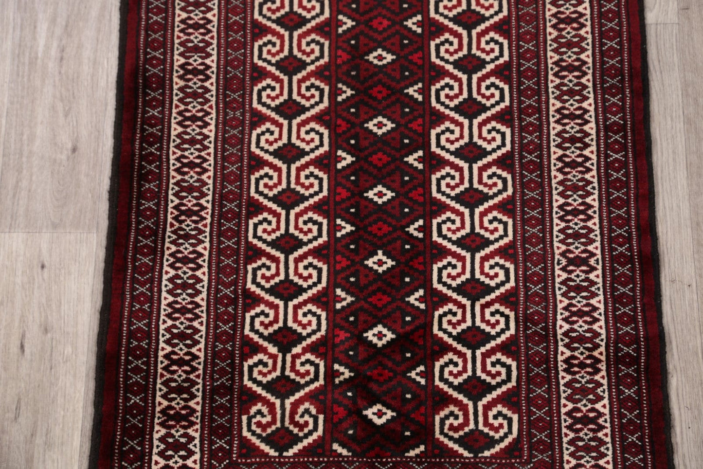 Geometric Turkoman Persian Rug 3x4