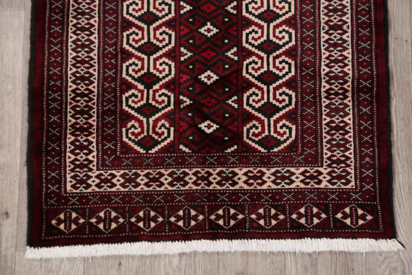 Geometric Turkoman Persian Rug 3x4