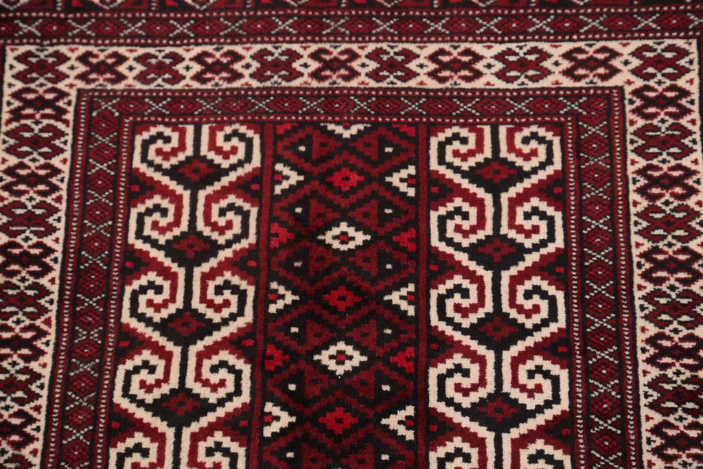 Geometric Turkoman Persian Rug 3x4