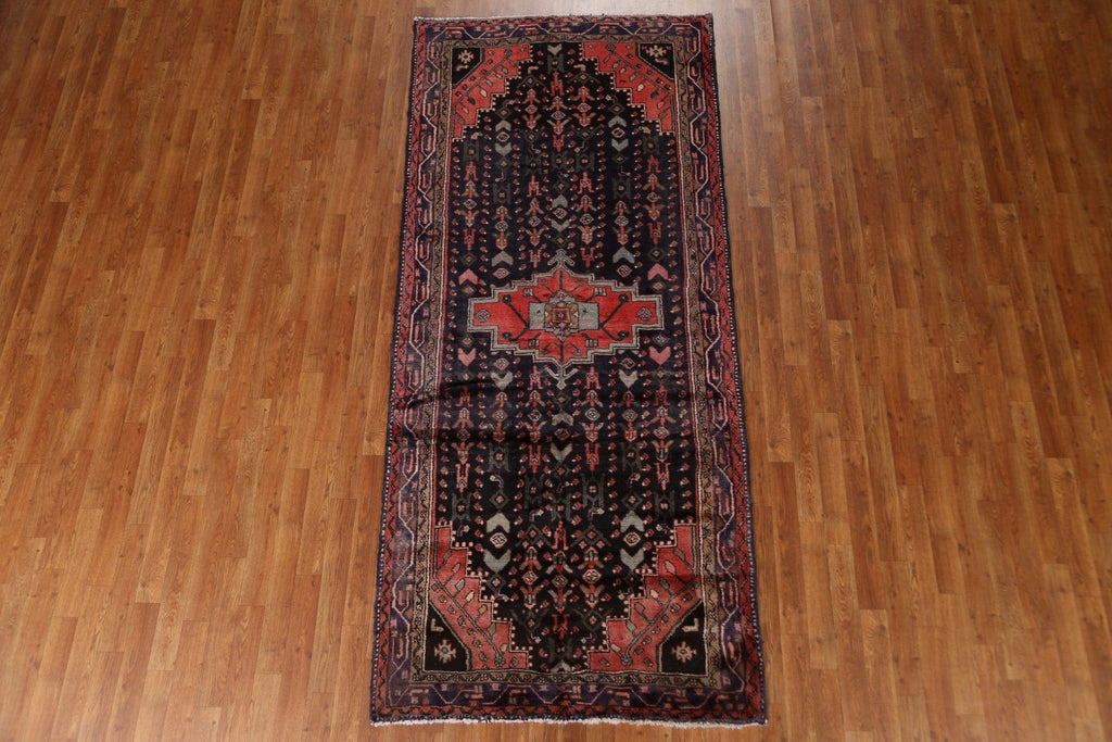 Tribal Hamedan Persian Runner Rug 4x9