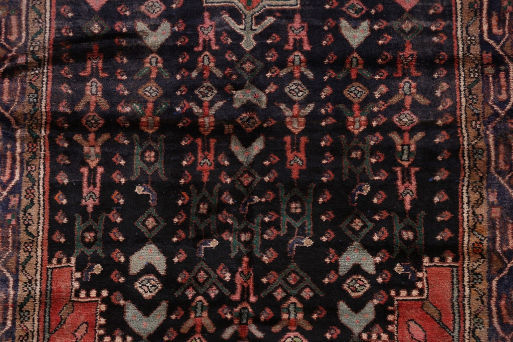 Tribal Hamedan Persian Runner Rug 4x9