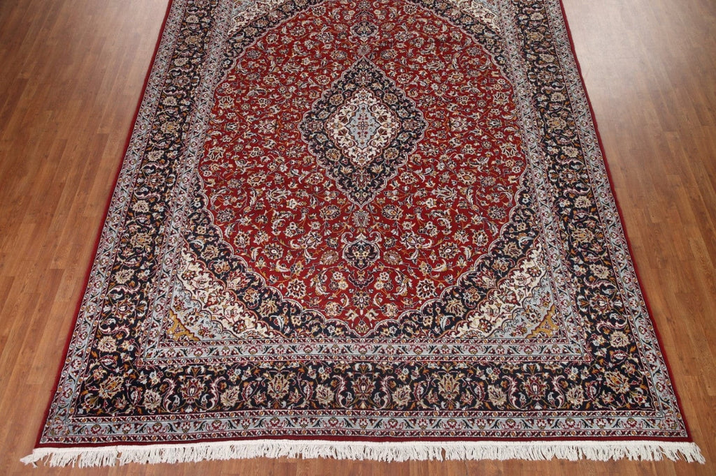 Red Kashan Traditional Area Rug 10x13