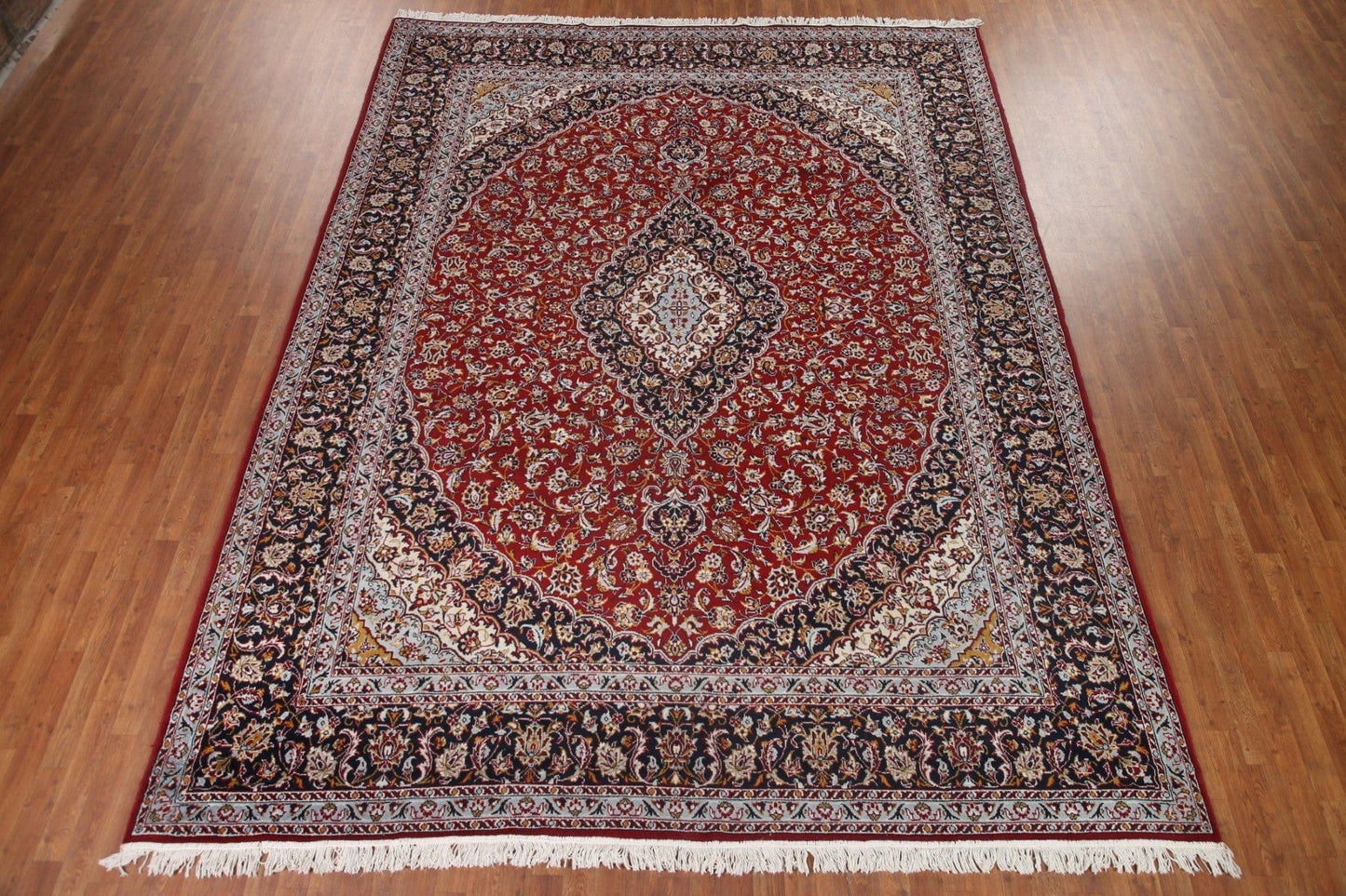 Red Kashan Traditional Area Rug 10x13