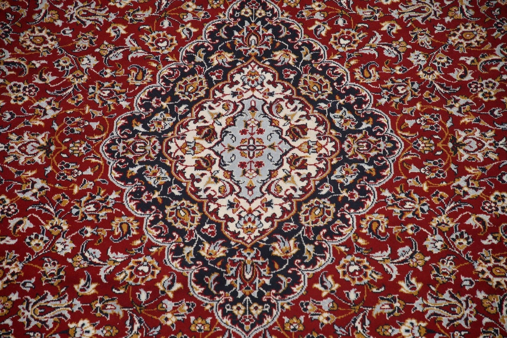 Red Kashan Traditional Area Rug 10x13