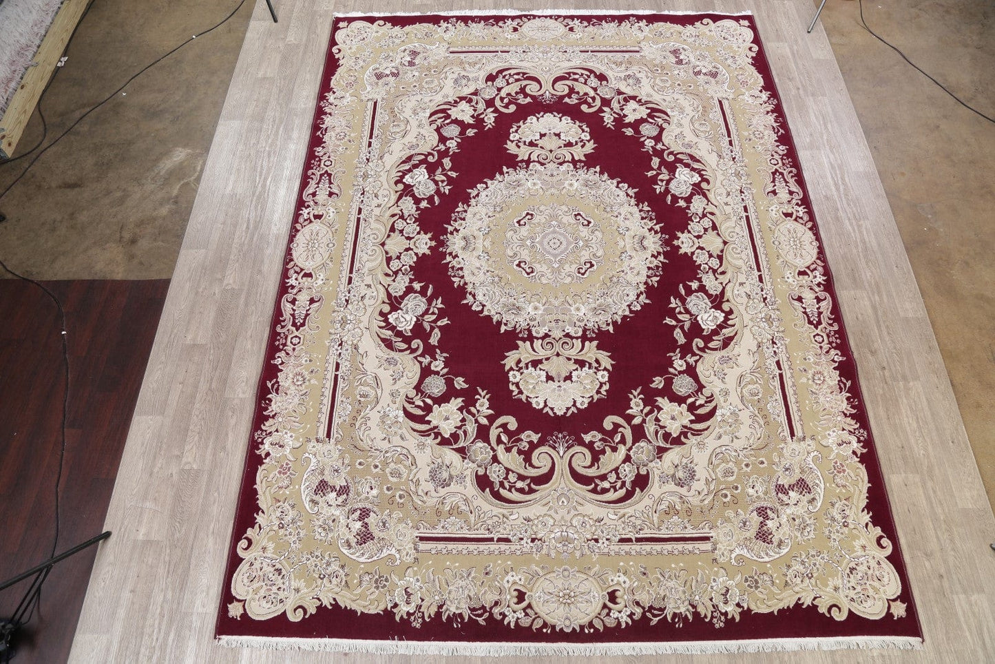 Soft Pile Floral Tabriz Persian Style Area Rug 10x13