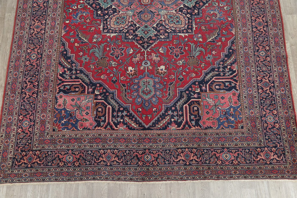 Antique Floral Khoy Tabriz Persian Area Rug 10x14