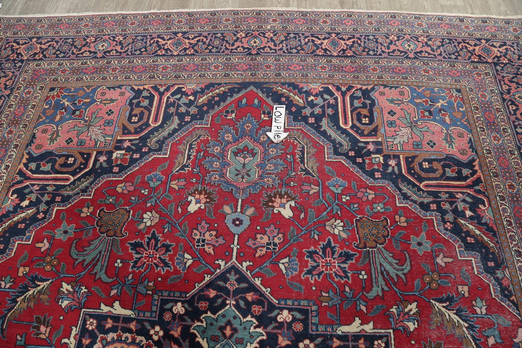 Antique Floral Khoy Tabriz Persian Area Rug 10x14