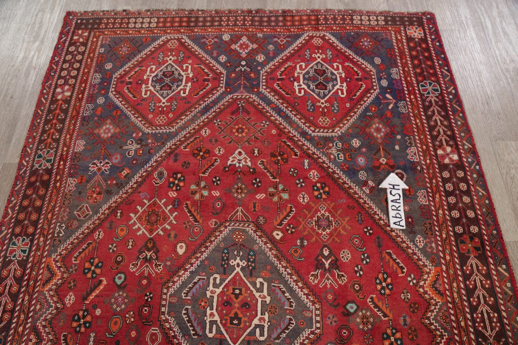 Geometric Kashkoli Persian Area Rug 6x9