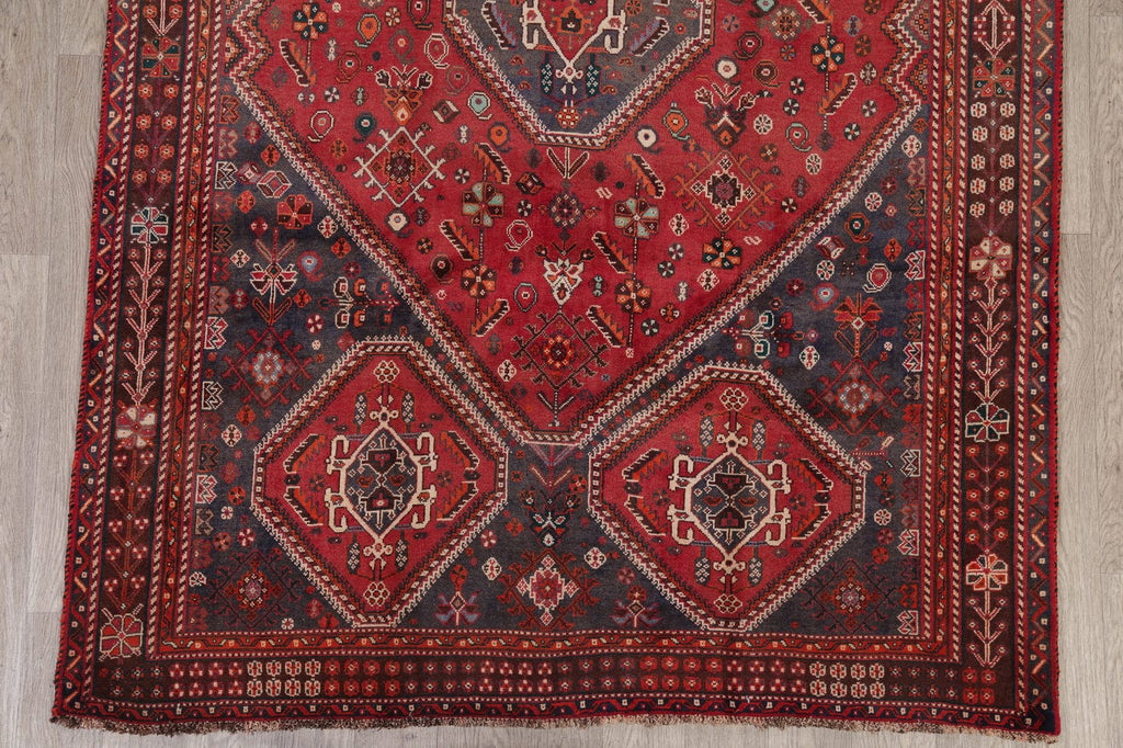 Geometric Kashkoli Persian Area Rug 6x9