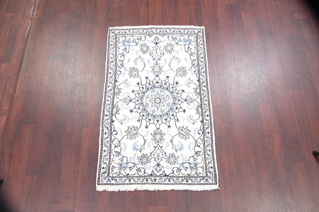 Floral Nain Persian Area Rug 3x5