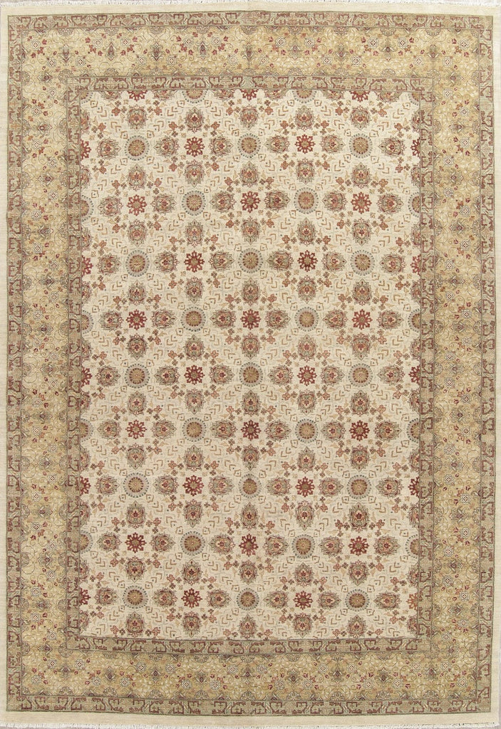 All-Over Oushak Indian Oriental Area Rug 10x14