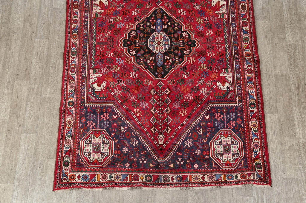 Geometric Abadeh Persian Area Rug 7x9