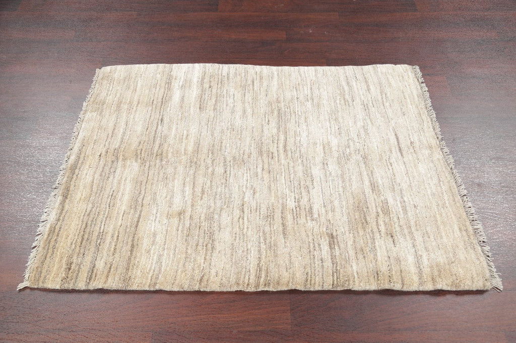 Modern Gabbeh Zollanvari Persian Area Rug 4x5