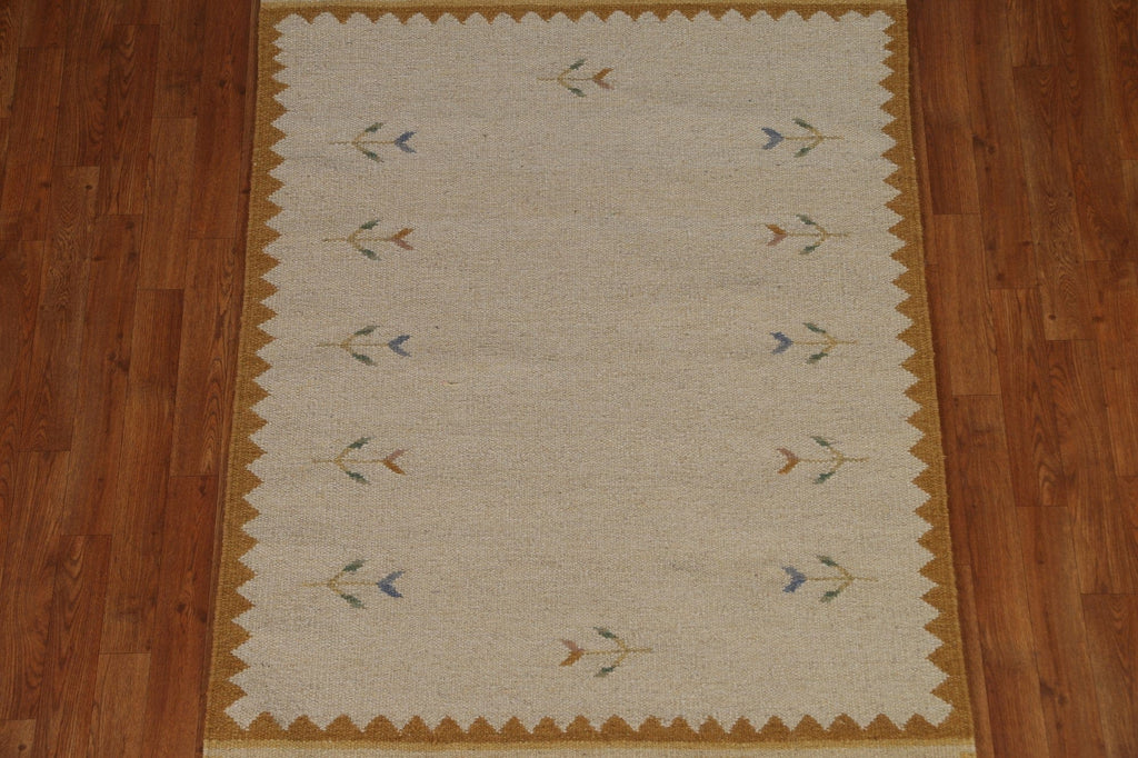 Kilim Dhurrie Oriental Area Rug 4x6