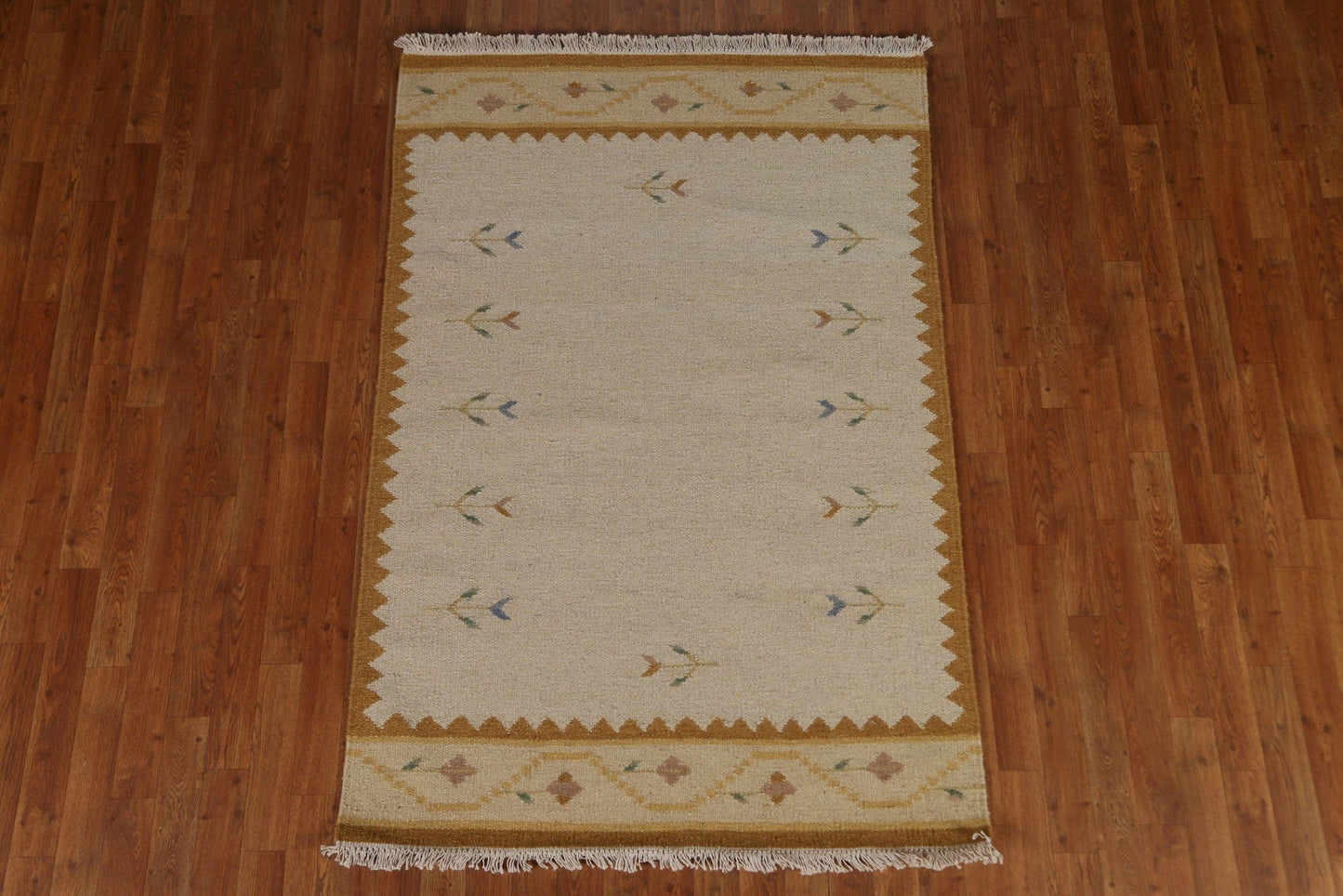 Kilim Dhurrie Oriental Area Rug 4x6