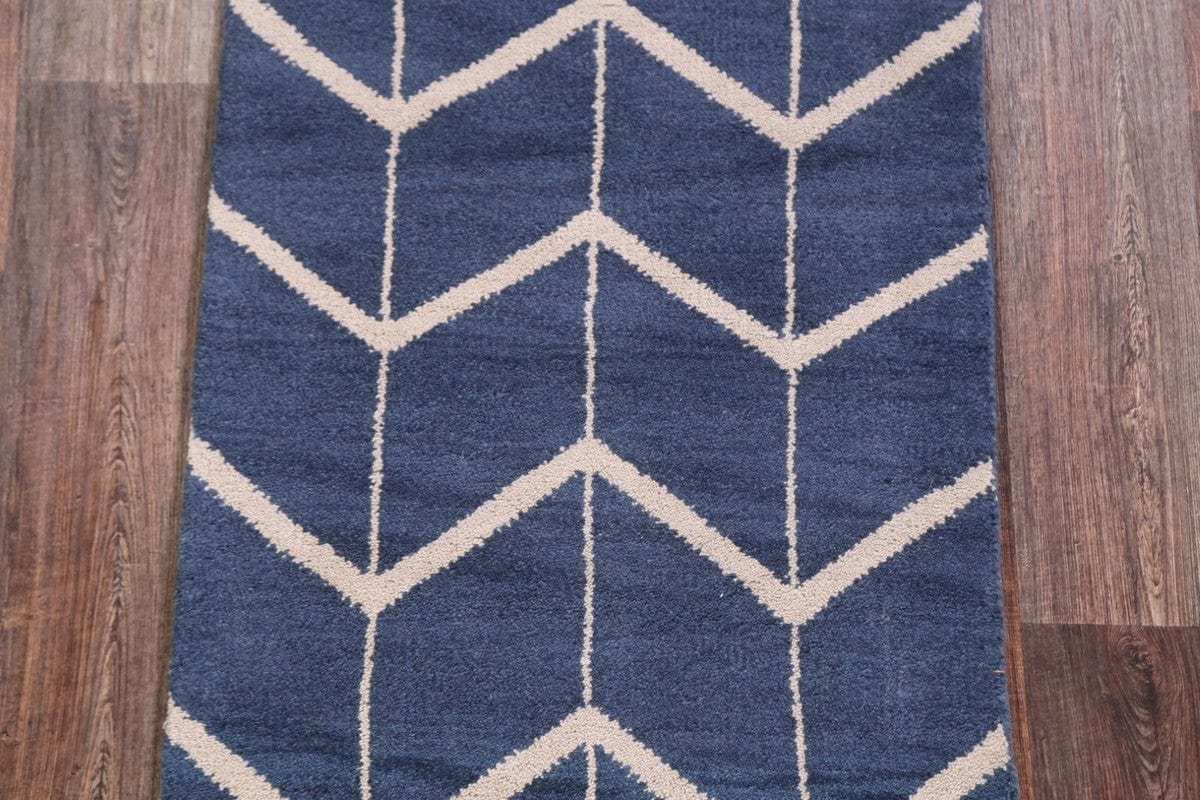 3x10  Oushak Trellis Oriental Runner Rug