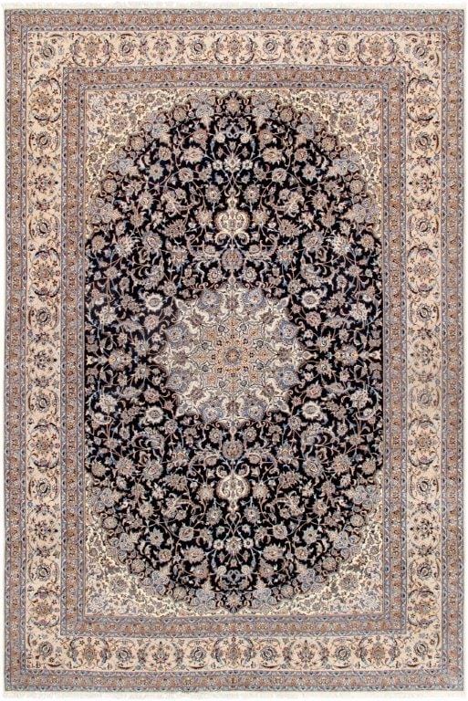 Nain Colletion Hand-Knotted Silk & Wool Area Rug- 11'10" X 18' 0"