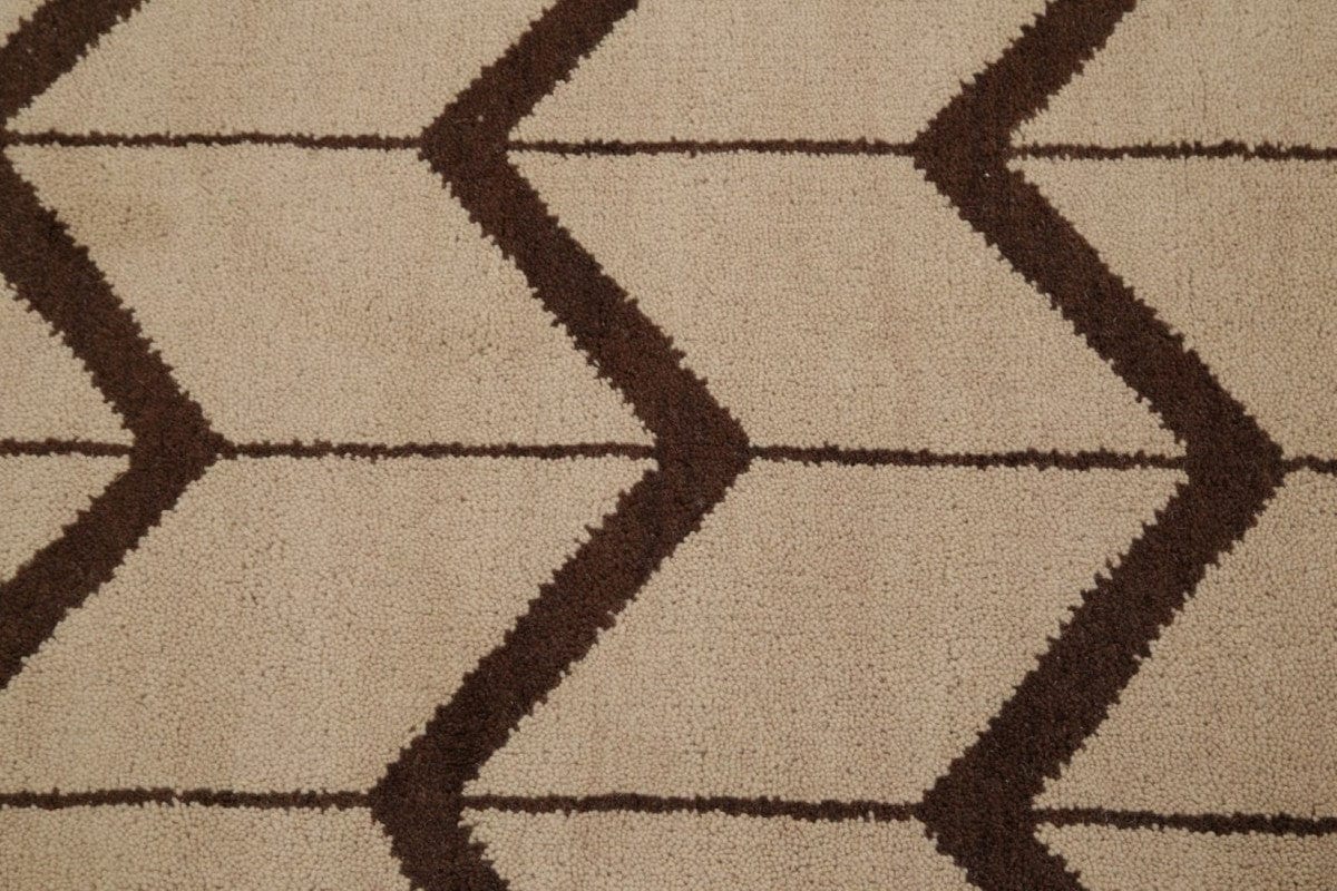 Geometric Oushak Trellis Oriental Area Rug 5x8