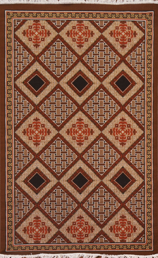 Geometric Shiraz Turkish Area Rug 5x7