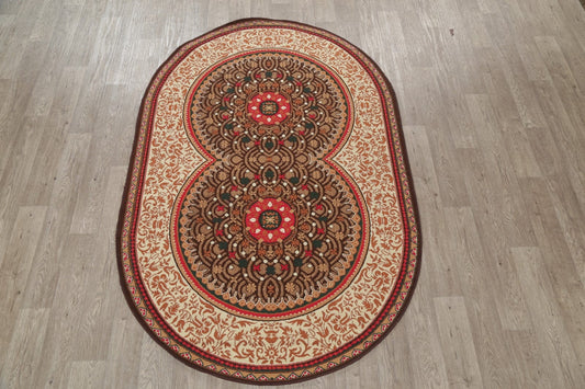 Geometric 5x7 Oval Rug