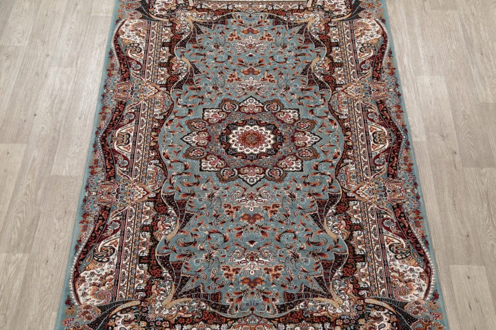 Geometric Tabriz Persian Area Rug 4x7