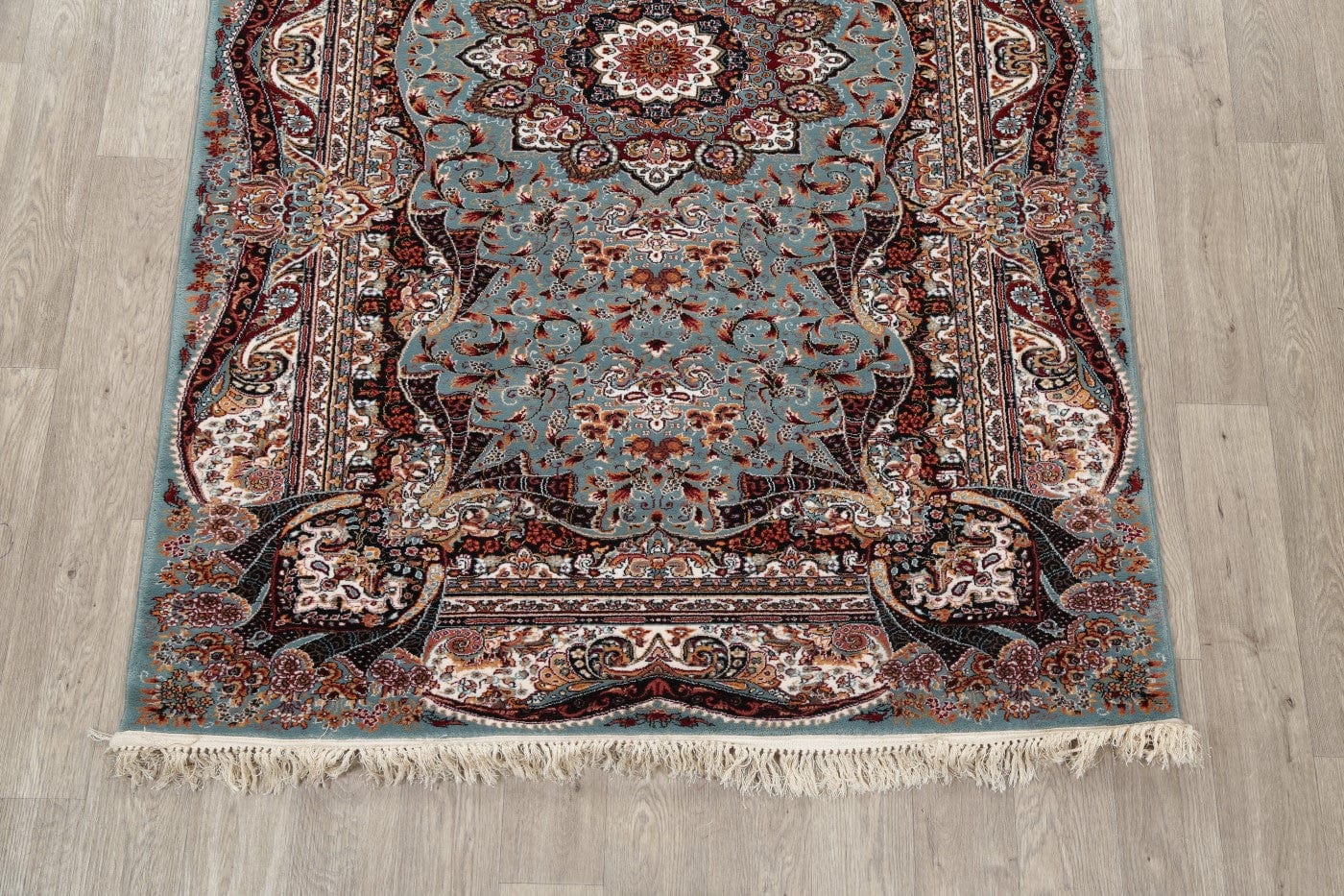 Geometric Tabriz Persian Area Rug 4x7