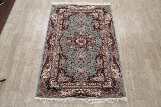 Geometric Tabriz Persian Area Rug 4x7