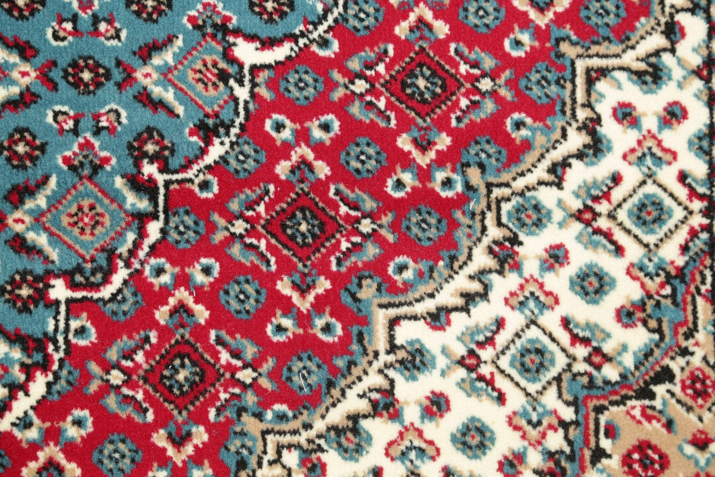 Teal Blue Floral Medallion Bidjar Turkish Oriental 7x10 Area Rug