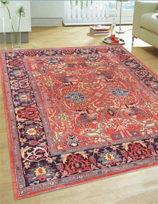 Bidjar Collection Hand-Knotted Lamb's Wool Area Rug- 5' 6" X 7' 6"