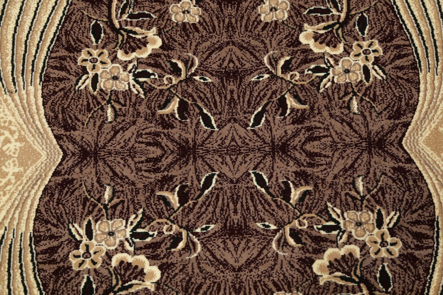 Brown Floral Modern Turkish Oriental 5x7 Area Rug